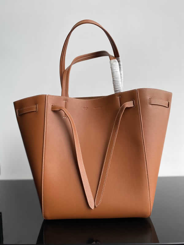Replica Fashion Celine Cheap Cabags Phantom Brown Handbags High Quality